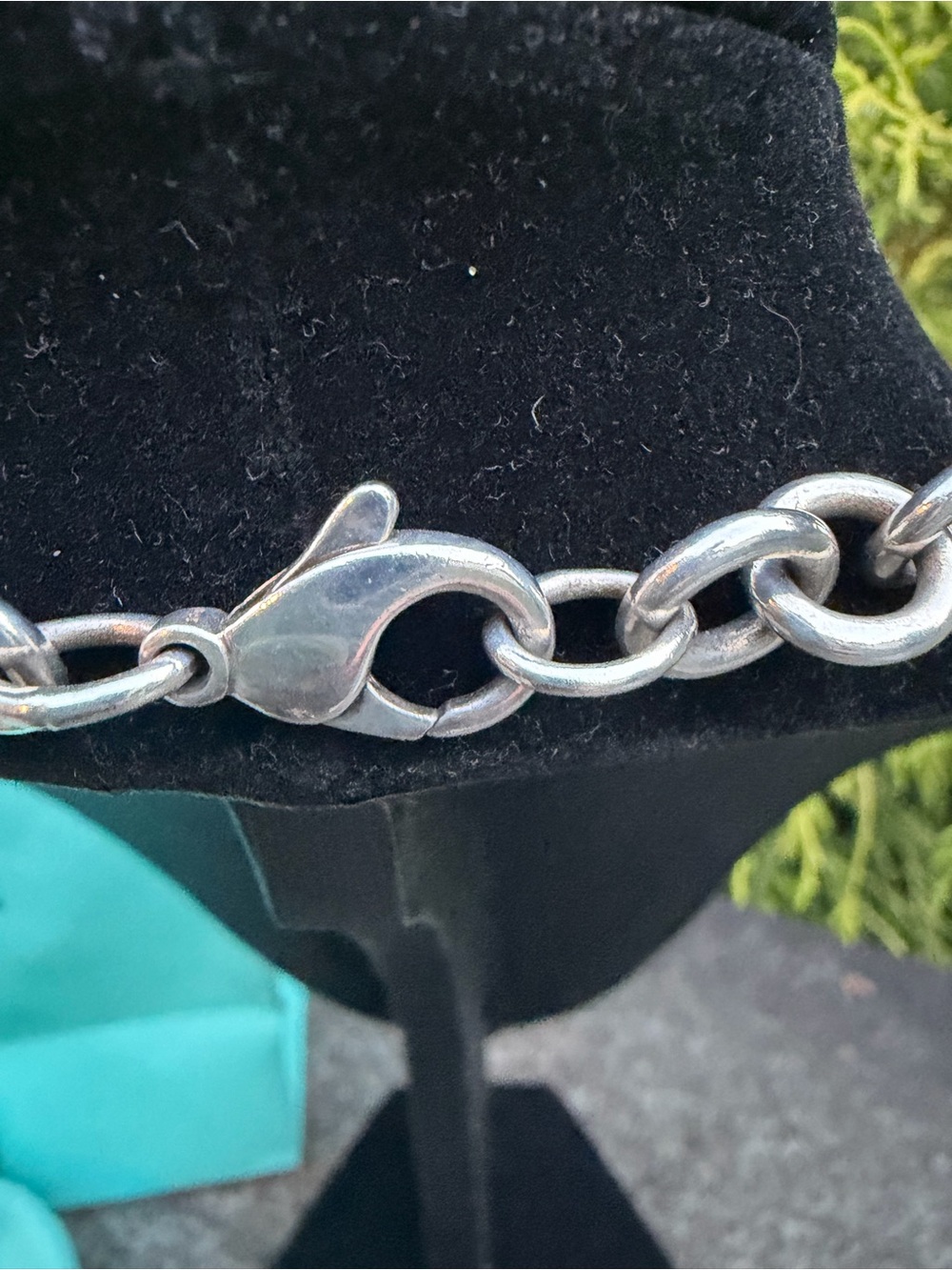 Tiffany & Co. Sterling Silver Heart Tag Link Necklace (Vintage) - Picture 5 of 7